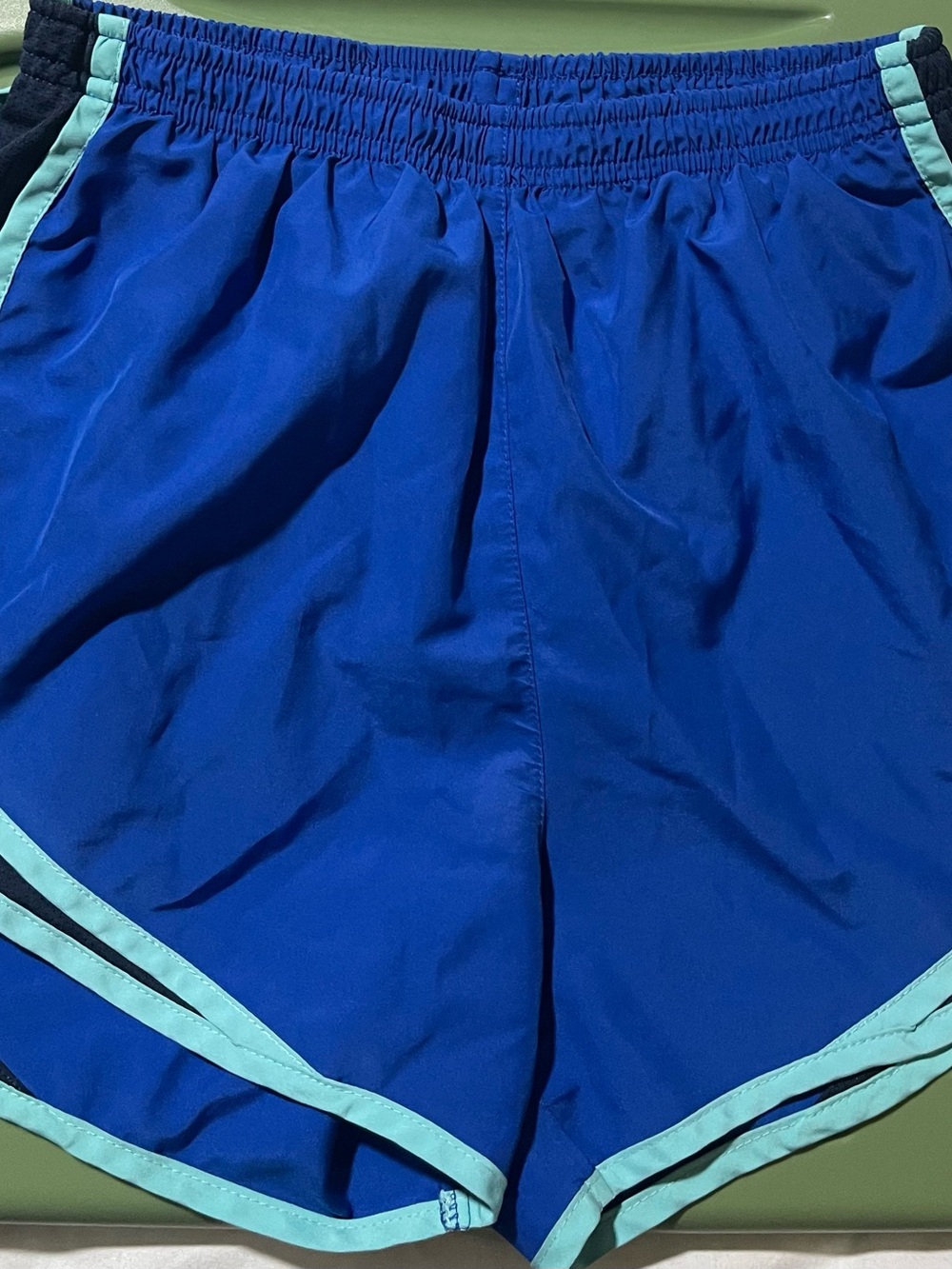 Nike Navy Shorts with Royal Blue Waistband